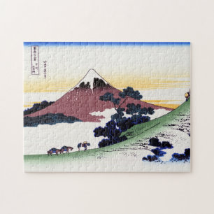 Puzzle Cool oriental japonais Hokusai Fuji Voir le paysag