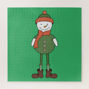 Puzzle Cool Snowman