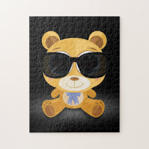 Puzzle Cool Teddy Bear