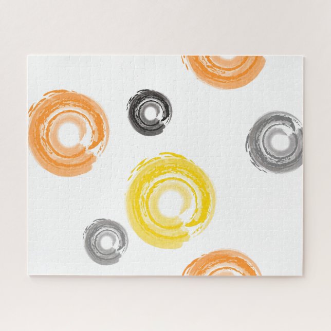 Puzzle Cool, tendance, urbain, moderne peinture brosse (Horizontal)