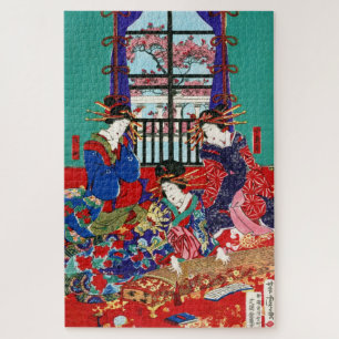 Puzzle Cool vintage ukiyo-e japon belle dames art