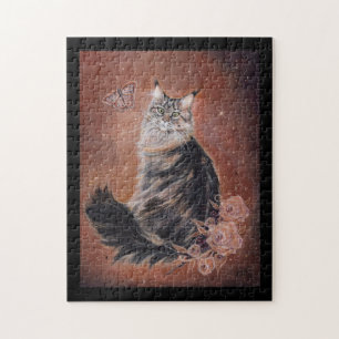 Puzzle Coon cat du Maine par Renee Lavoie