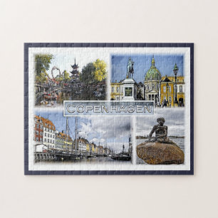 Puzzle Copenhagen - Denmark - Mosaic -