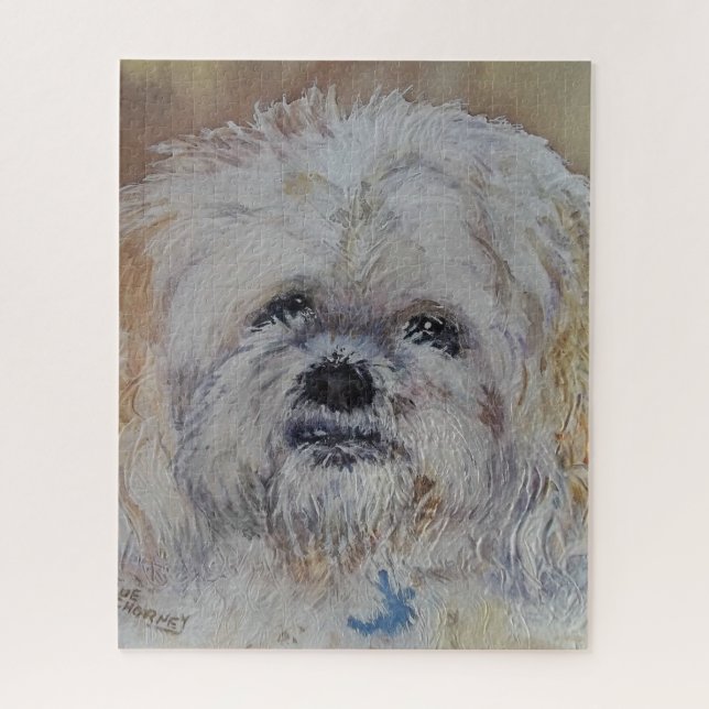 Puzzle Coq-à-Poo doux mélange chiot (Vertical)