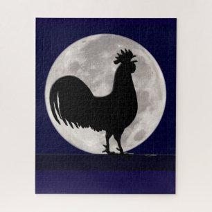 Puzzle Coq au clair de lune