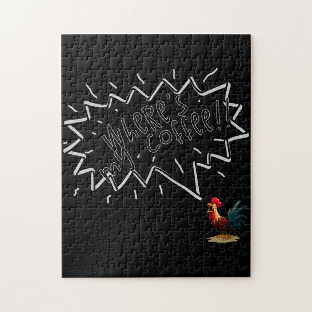 Puzzle Coq de café (Vertical)