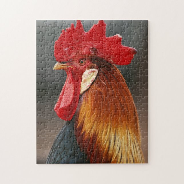 Puzzle Coq domestique de basse-cour (Vertical)
