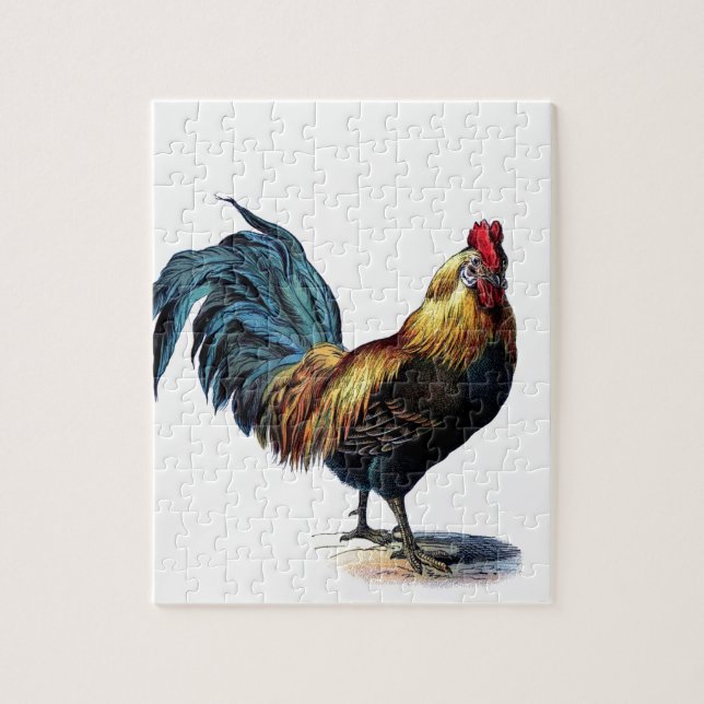 Puzzle Coq vintage (Vertical)