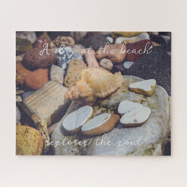 Puzzle Coquillage en bord de mer (Horizontal)