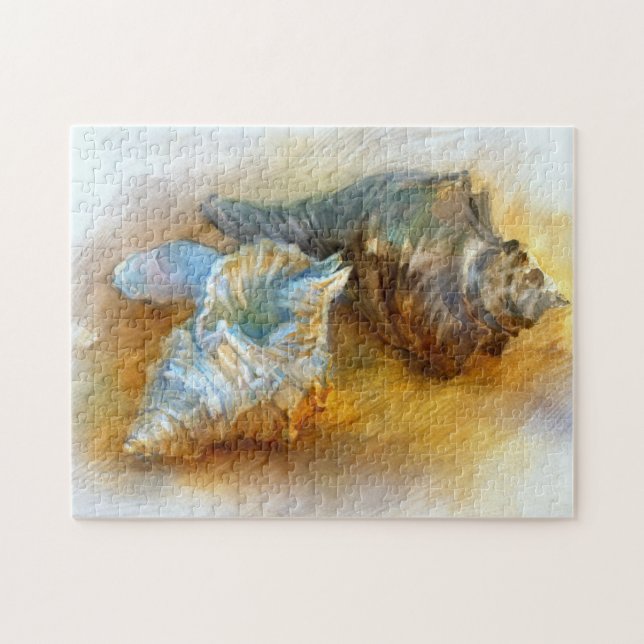 Puzzle Coquillages sur la plage (Horizontal)