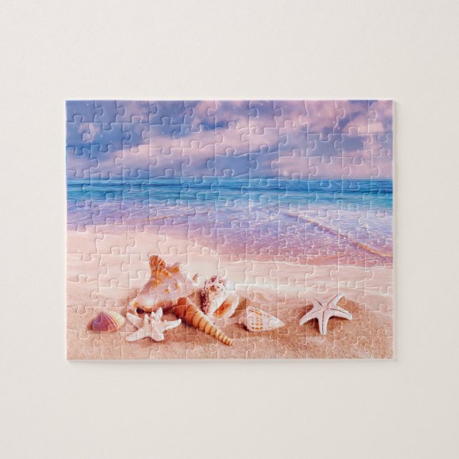 Puzzle Coquillages sur la plage Sea Beach (Horizontal)