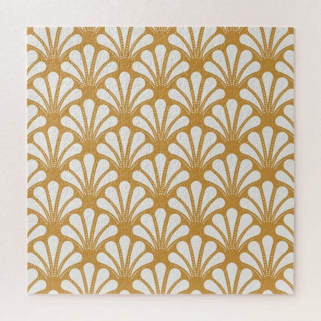 Puzzle Coquille géométrique Art déco (Vertical)