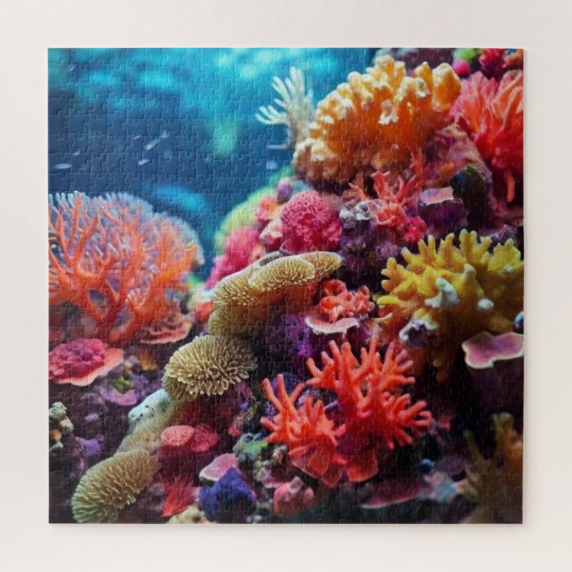 Puzzle Corail subaquatique coloré (Vertical)