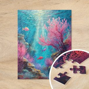 Puzzle Coral Reef Océan Abstrait Art moderne