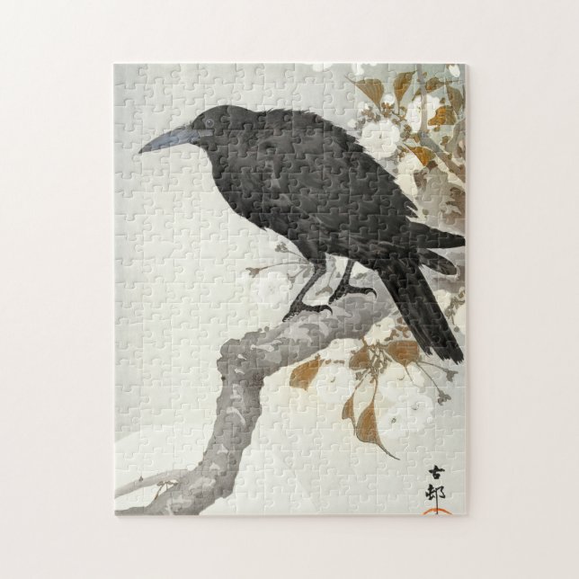 Puzzle Corbeau Koson Oiseau Japonais Corbeau (Vertical)