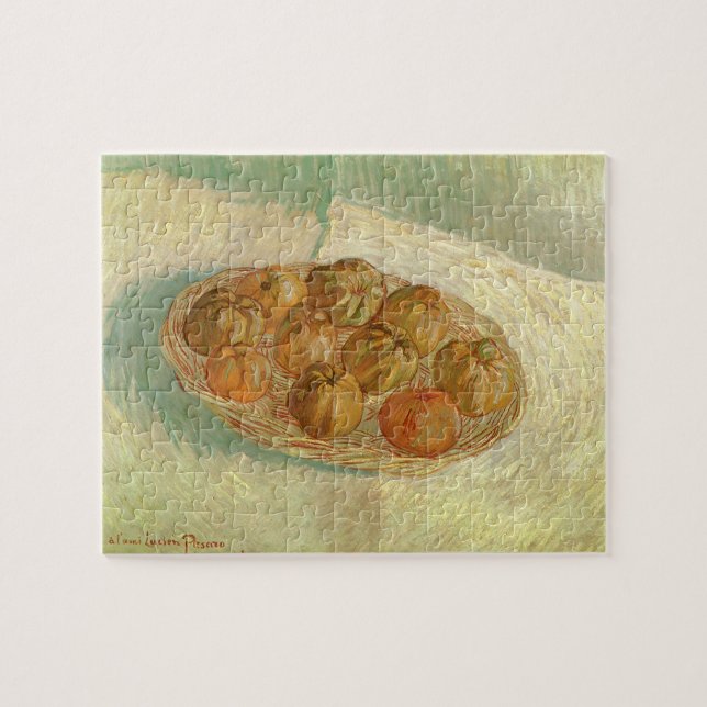Puzzle Corbeille de pommes nature morte de Vincent van Go (Horizontal)