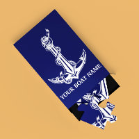 Corde d'Ancre Nautique vintage Votre texte ici