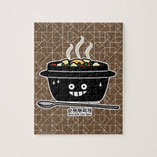 Puzzle Coréen Spicy Tofu Stew soupe Sundubu jjiges