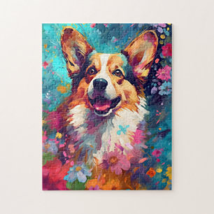 Puzzle Corgi couleur