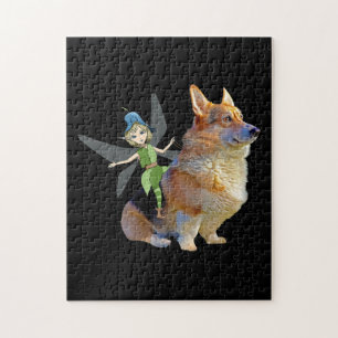 Puzzle Corgi & Fairy - Funny Pembroke Welsh Corgi