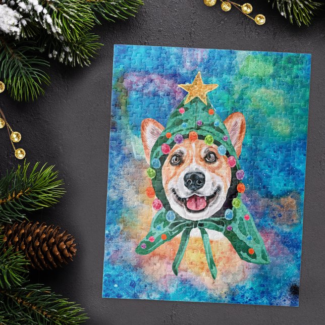 Puzzle Corgi race Chien Noël (Créateur téléchargé)