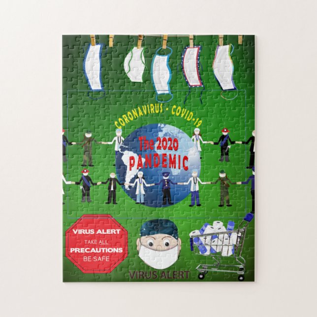 Puzzle Coronavirus panémique Convid Keepsaké (Vertical)