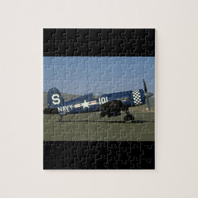 Puzzle Corsaire de Vought F4U, appartement d'ailes, (Vertical)