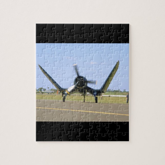 Puzzle Corsaire de Vought F4U, avions d'Unfolding_WWII (Vertical)
