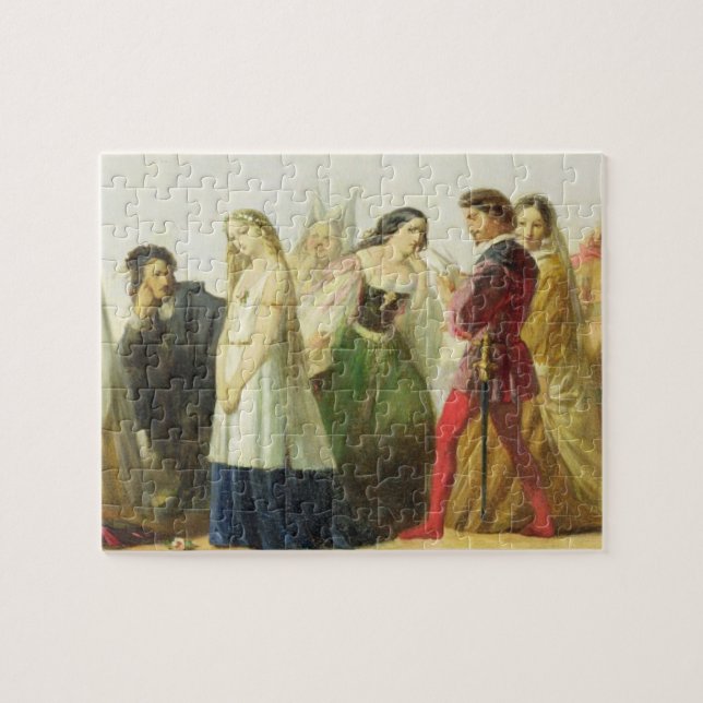 Puzzle Cortège des caractères de Shakespeare (huile (Horizontal)