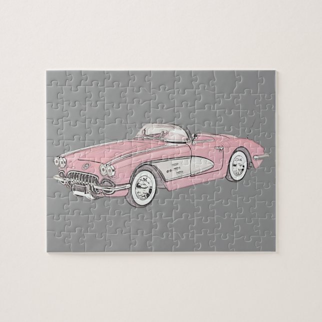 Puzzle Corvette Chevy 1958 (Horizontal)