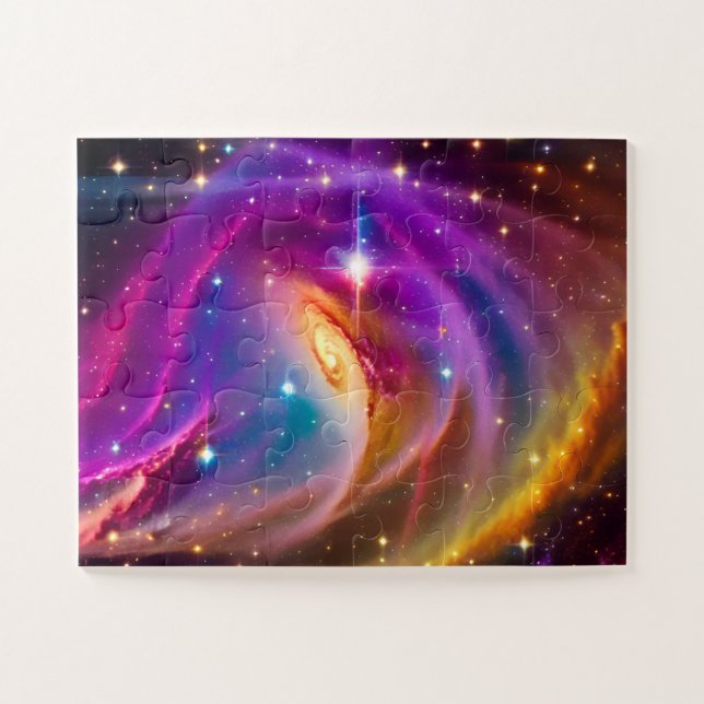 Puzzle Cosmic Indigo Galaxy Danse Extraordinaire (Horizontal)