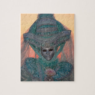 Puzzle Costume de Carnaval Bleu, Venise