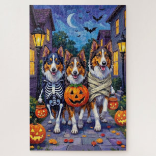 Puzzle Costumes d'Halloween pour Rough Collie allant cher