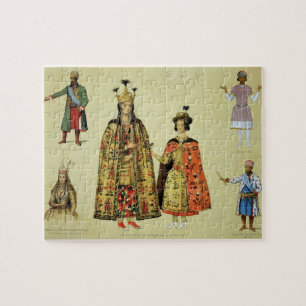 Puzzle Costumes du 17ème et XVIIIème siècle, plat 56