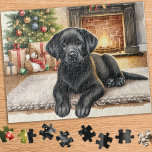 Puzzle Cosy Labrador Retriever Chien chiot Noël<br><div class="desc">Vous cherchez une activité ludique et engageante à partager avec votre famille cette saison des Fêtes? Ne cherchez pas plus loin que notre collection de puzzle avec des Labrador Retrievers ludiques! En tant qu'amoureux des chiens, vous adorerez la variété de modèles que nous offrons, y compris les chiots mignons et...</div>