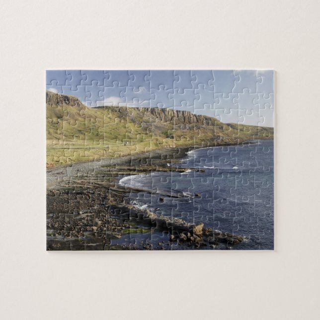 Puzzle Côte à Duntulm, île de Skye, Écosse, Royaume-Uni (Horizontal)