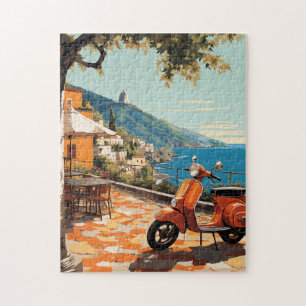 Puzzle Côte d'Amalfi de Capri Italie Vintage
