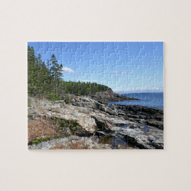 Puzzle Côte de l'île Bar dans le parc national Acadia (Horizontal)