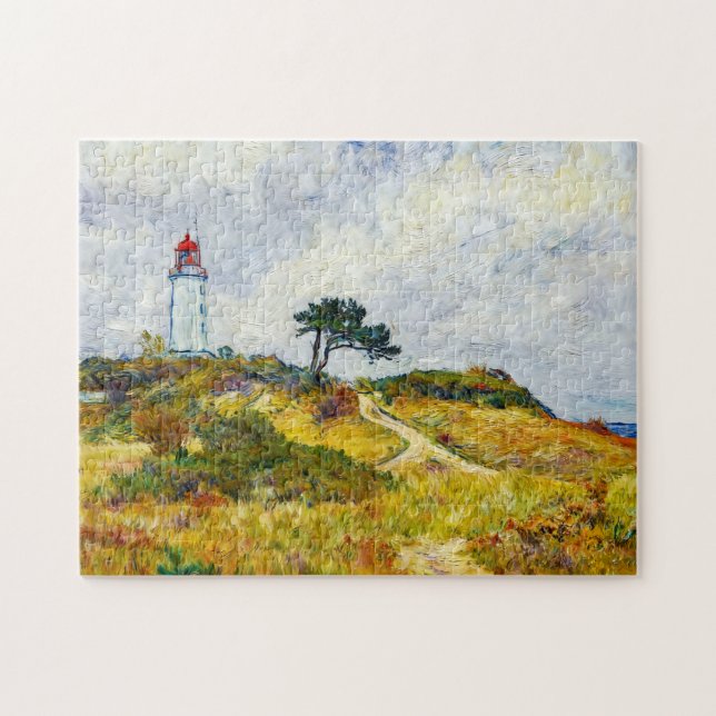 Puzzle Côte impressionniste sur l'île de Hiddensee au sol (Horizontal)