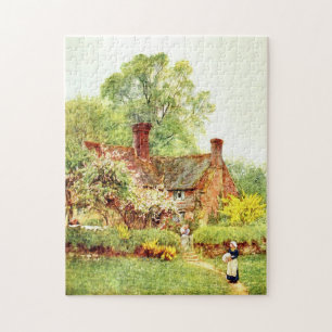 Puzzle Cottage à Chiddingfold par Helen Allingham