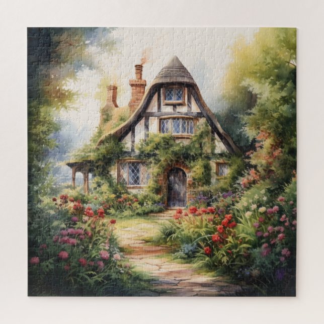 Puzzle Cottage Anglais (Vertical)