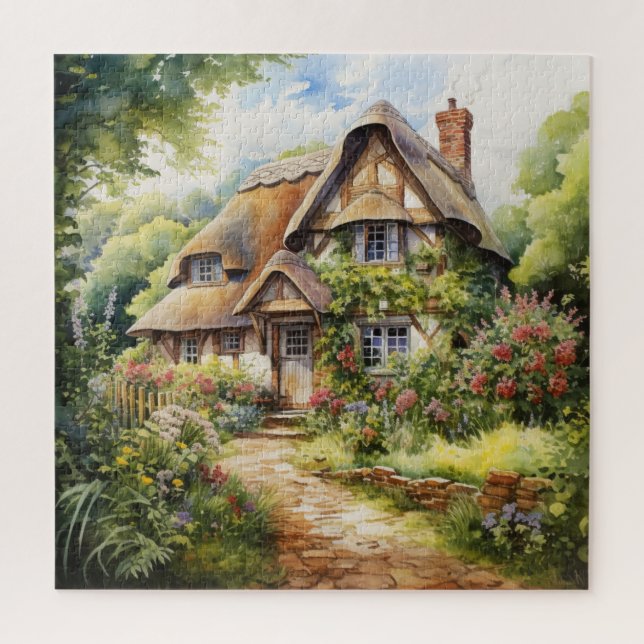 Puzzle Cottage anglais (Vertical)