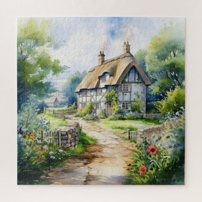 Puzzle Cottage anglais (Vertical)
