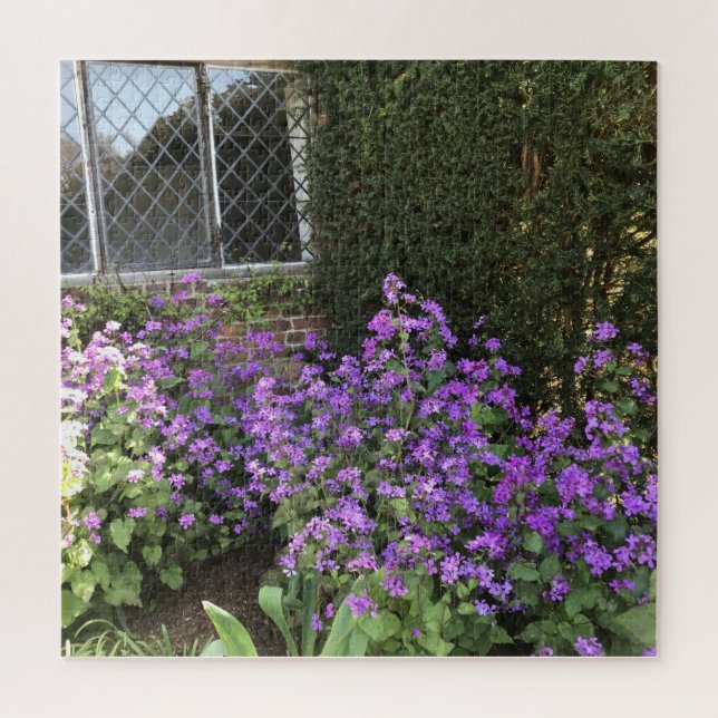 Puzzle Cottage anglais et violet honnêtement (Vertical)