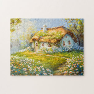 Puzzle Cottage au toit de chaume par Daisy Meadow