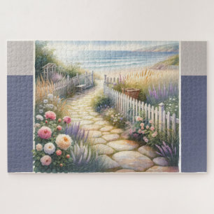 Puzzle Cottage Garden Path to the Sea