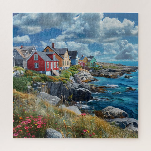 Puzzle Cottage Seashore (Vertical)