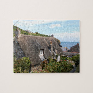 Puzzle Cottages à la photographie de Cadgwith les