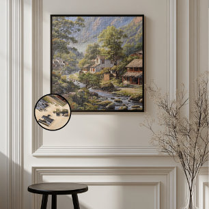 Puzzle Cottages dans les montagnes