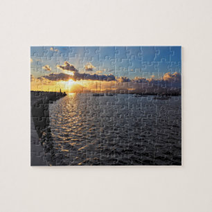 Puzzle Coucher de soleil à Arrecife, Lanzarote, Jigsaw P